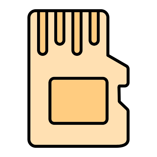 sd-karte Generic Outline Color icon