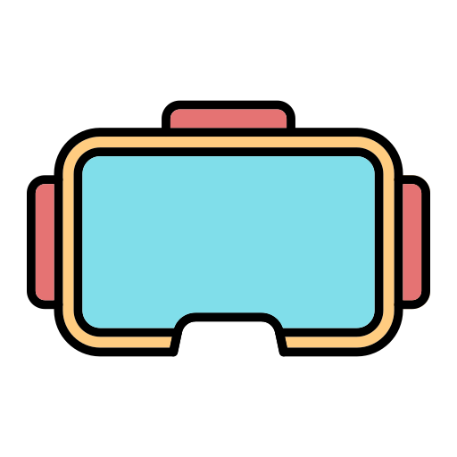 vr-brille Generic Outline Color icon