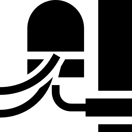 Insulators Basic Straight Filled icon