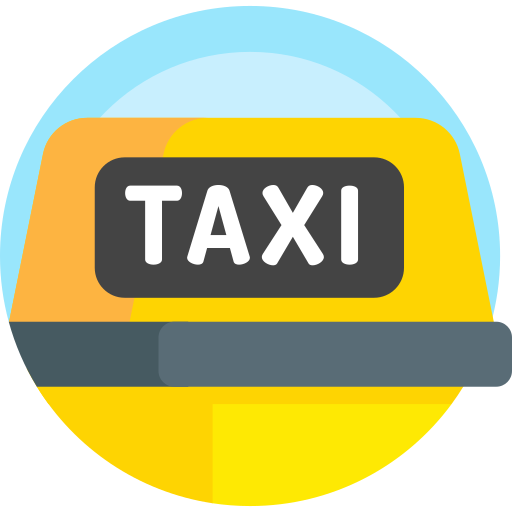 Taxi Detailed Flat Circular Flat icon