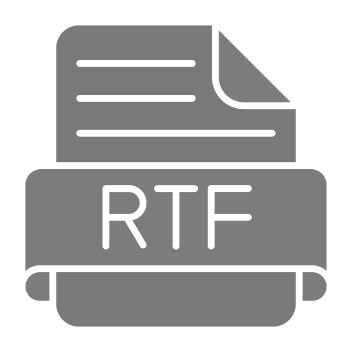 rtf Generic Grey icoon