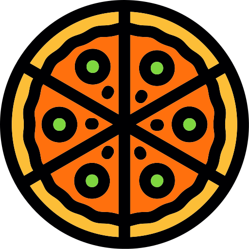 Pizza Generic Outline Color icon