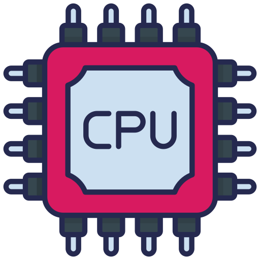 cpu Generic Outline Color icon