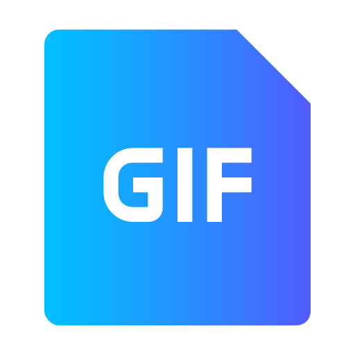 gif Generic Flat Gradient icon