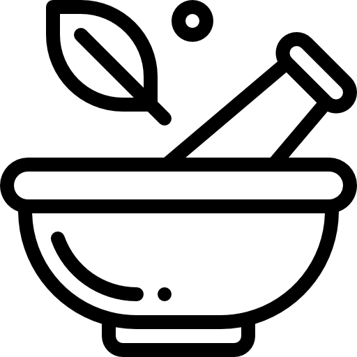 mortaio Detailed Rounded Lineal icona