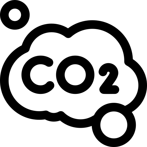 co2 Basic Rounded Lineal icoon