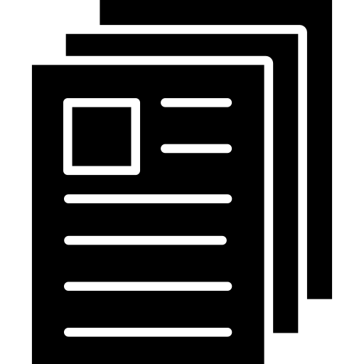 reportaż Generic Glyph ikona