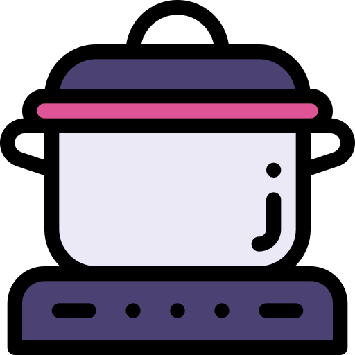 Pot Detailed Rounded Lineal color icon