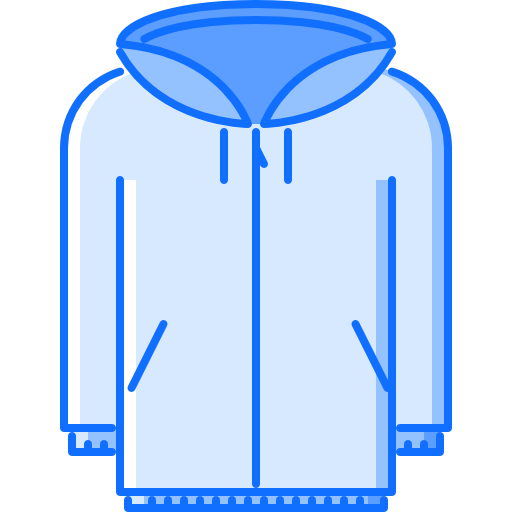 Hoodie Coloring Blue icon