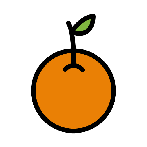 orange Generic Outline Color icon