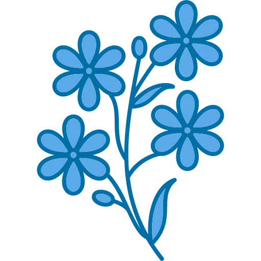 Alpine forget me not Generic Blue icon