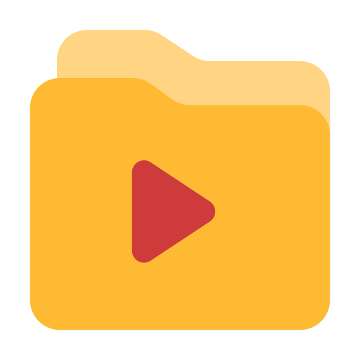 Video folder Generic Flat icon