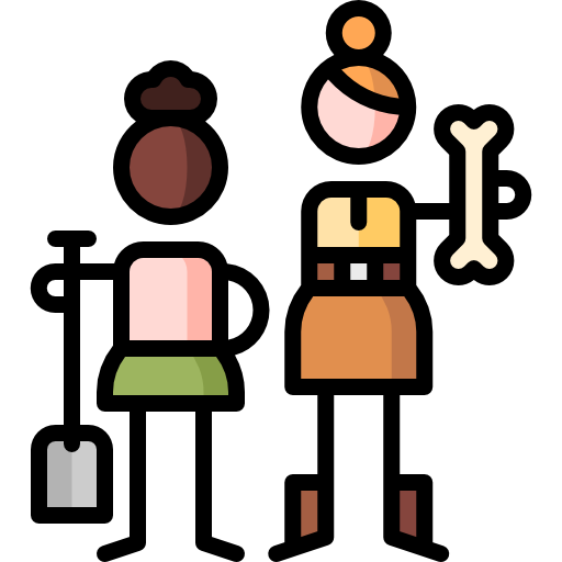 biologo Puppet Characters Lineal Color icona