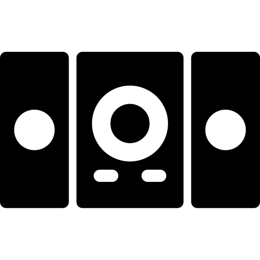 estéreo Generic Glyph Ícone