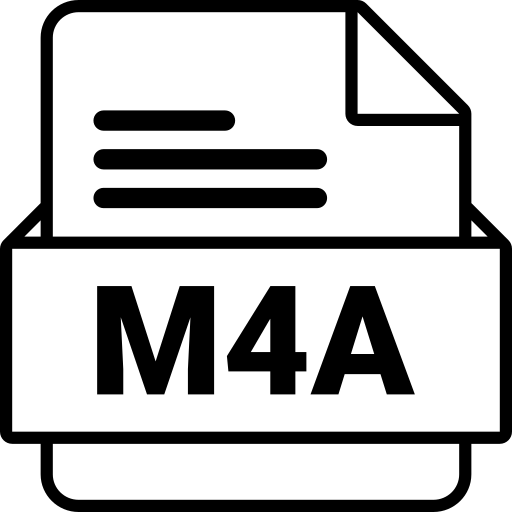 m4a Generic Detailed Outline Ícone