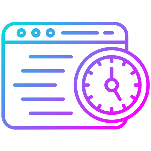 Time management Generic Gradient icon