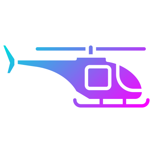 helikopter Generic Flat Gradient ikona