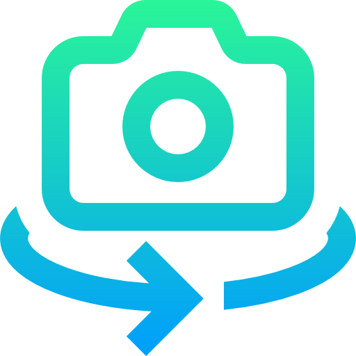 Photo camera Super Basic Straight Gradient icon