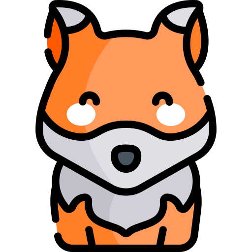 fuchs Kawaii Lineal color icon