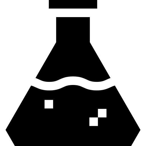 química Basic Straight Filled Ícone