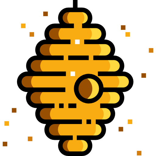 bienenstock Detailed Straight Lineal color icon