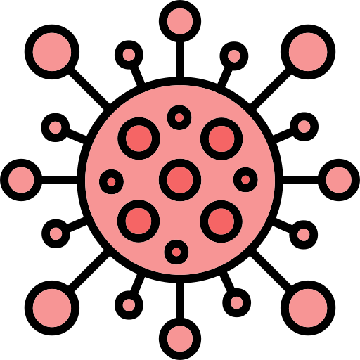 virus Generic Outline Color icon