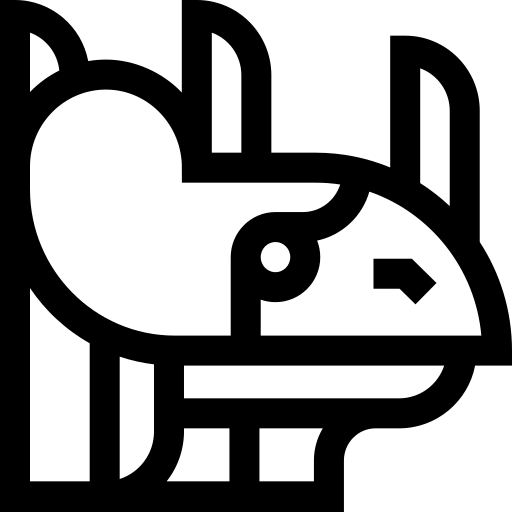 styracosaurus Basic Straight Lineal icoon