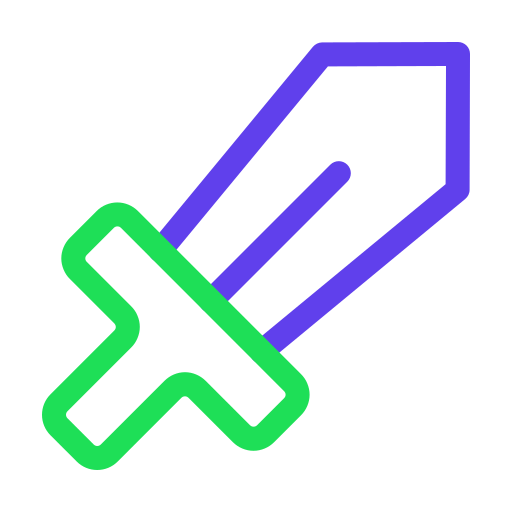 Sword Generic Outline Color icon