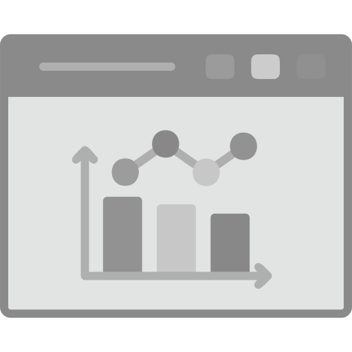 Bar chart Generic Grey icon