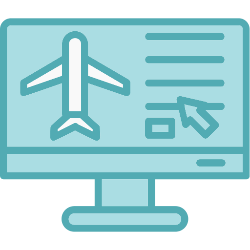 Online booking Generic Blue icon