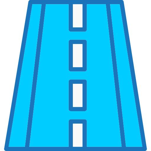 Road Generic Blue icon