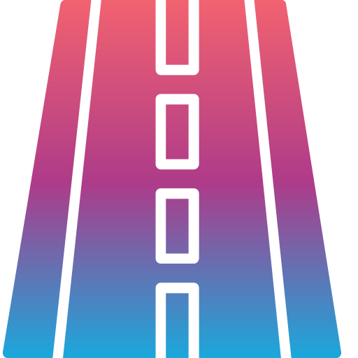 Road Generic Flat Gradient icon