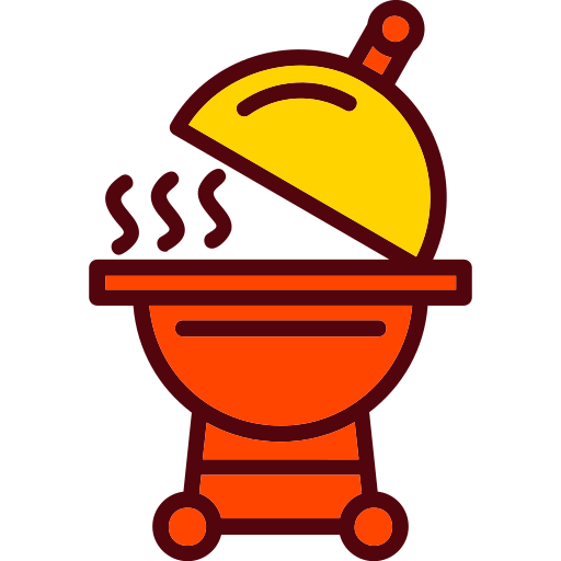 Bbq Generic Outline Color icon