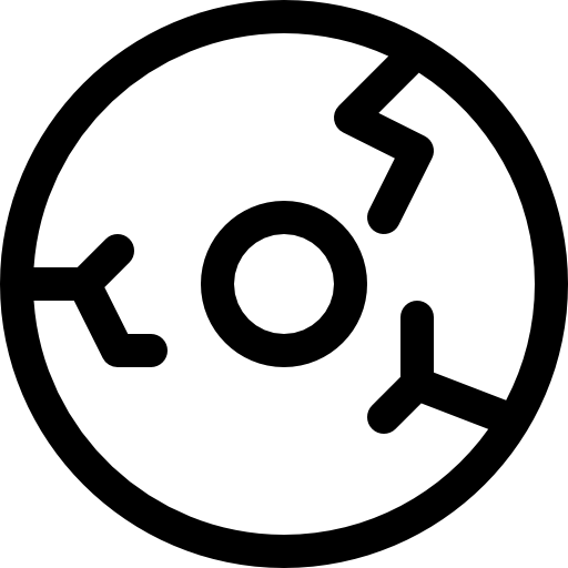 roda Basic Rounded Lineal Ícone