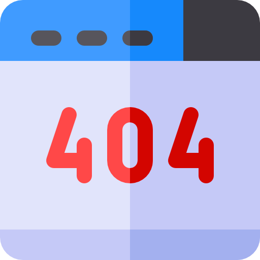 404 Basic Rounded Flat icoon