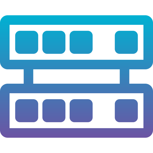 server Generic Flat Gradient icon