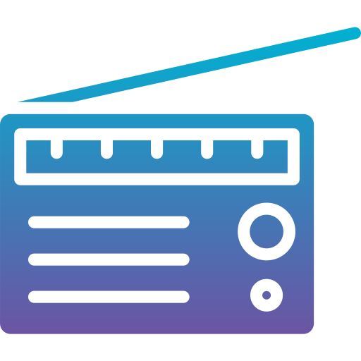 Радио Generic Flat Gradient иконка