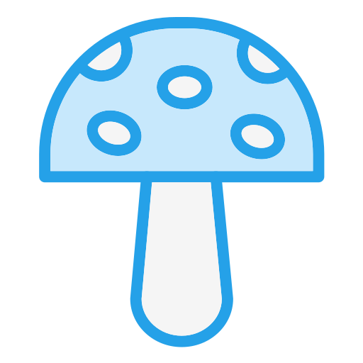 버섯 Generic Blue icon