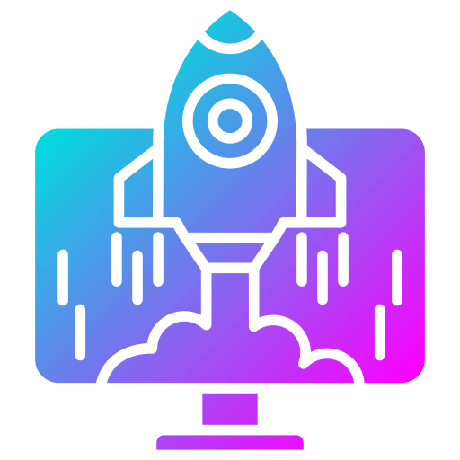 Project launch Generic Flat Gradient icon