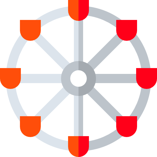 riesenrad Basic Straight Flat icon