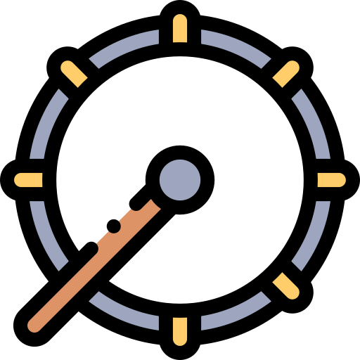 trommel Detailed Rounded Lineal color icon