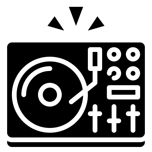 giradischi Generic Glyph icona