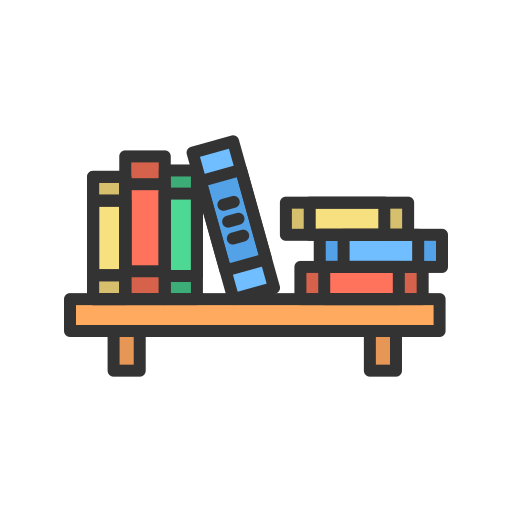 Bookshelf Generic Outline Color icon