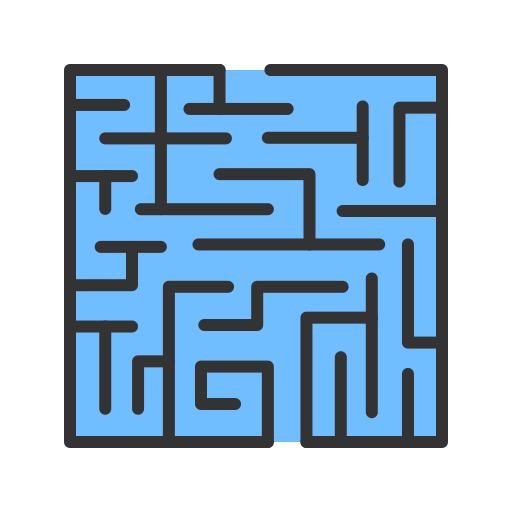 Maze Generic Outline Color icon