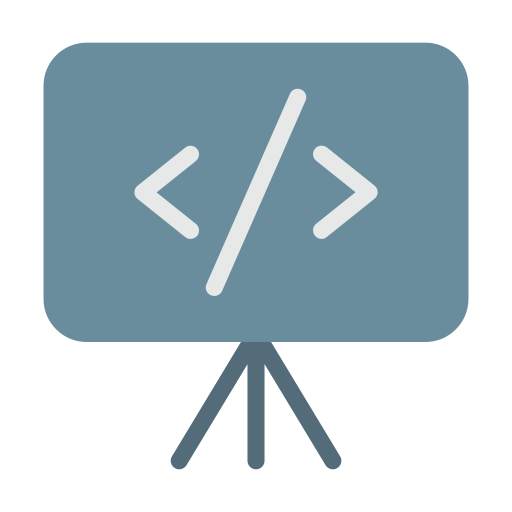 web programmierung Vector Stall Flat icon