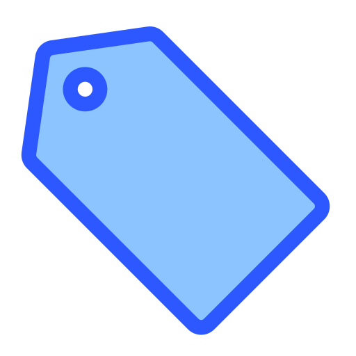 etikette Generic Blue icon