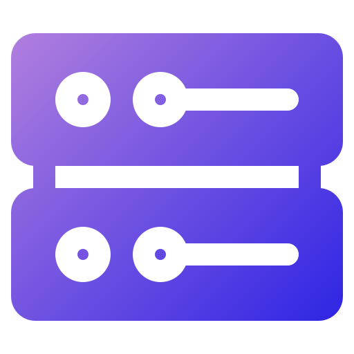 Server Generic Flat Gradient icon