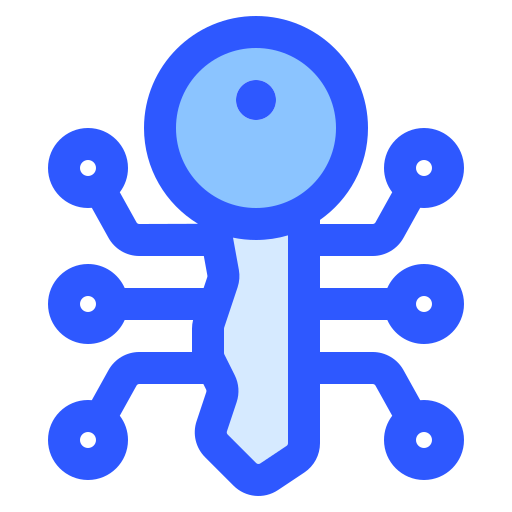 Key Generic Blue icon