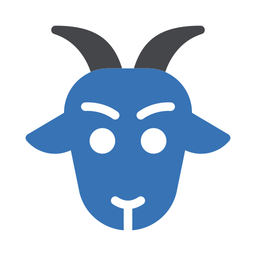 Goat Generic Blue icon