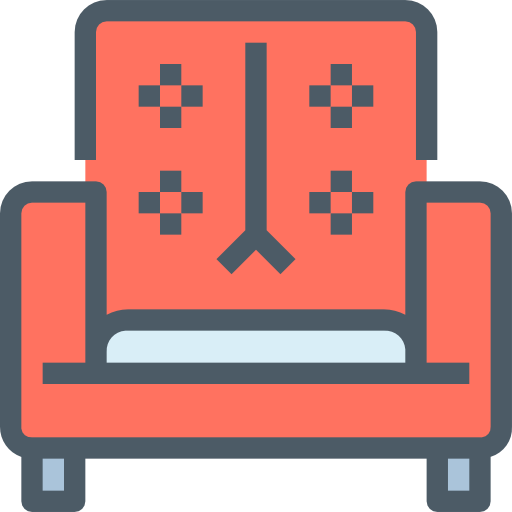 sofa Accurate Lineal Color icon